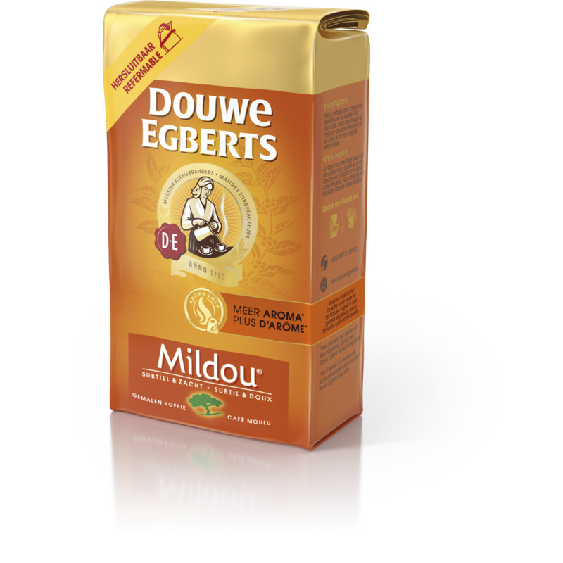 Een afbeelding van Douwe Egberts Gemalen koffie mildou BEL