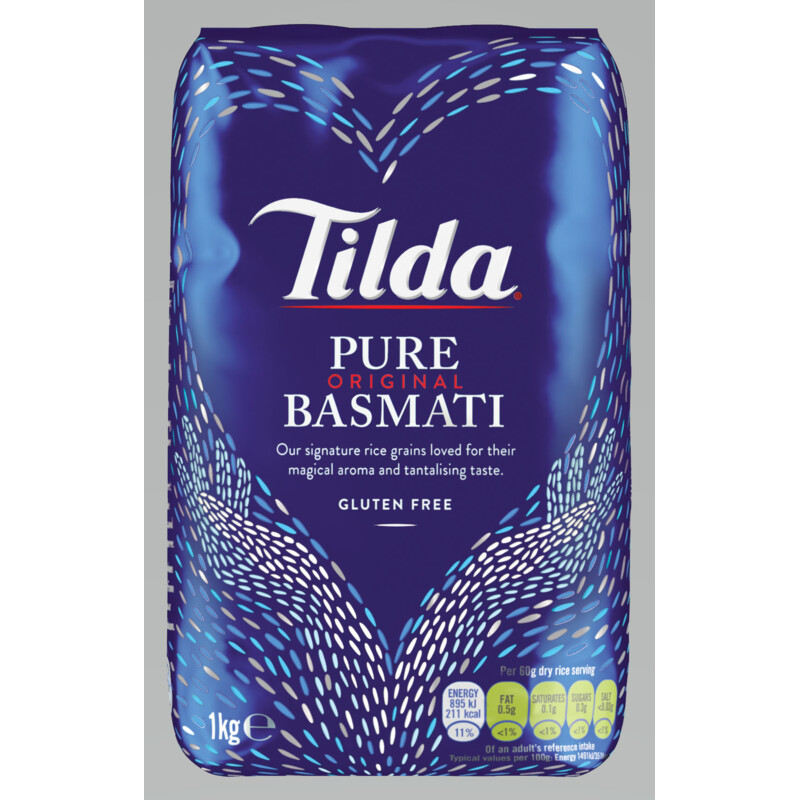 Tilda Pure orginal basmati rice glutenfree bestellen Albert Heijn