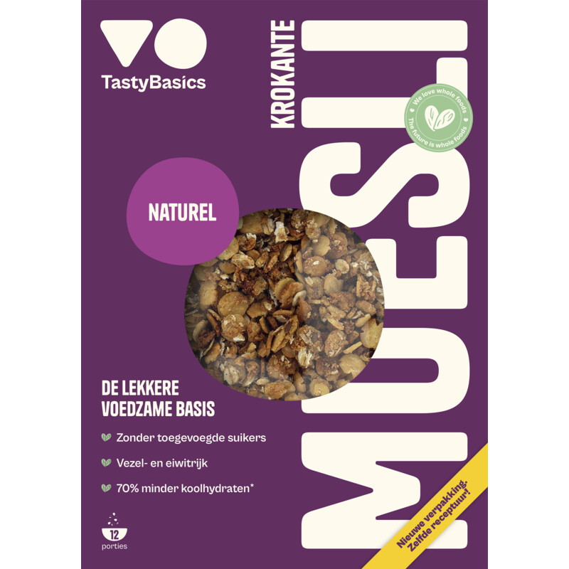 Een afbeelding van TastyBasics Muesli naturel