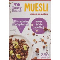 Een afbeelding van Tasty Basics Muesli choco en noten
