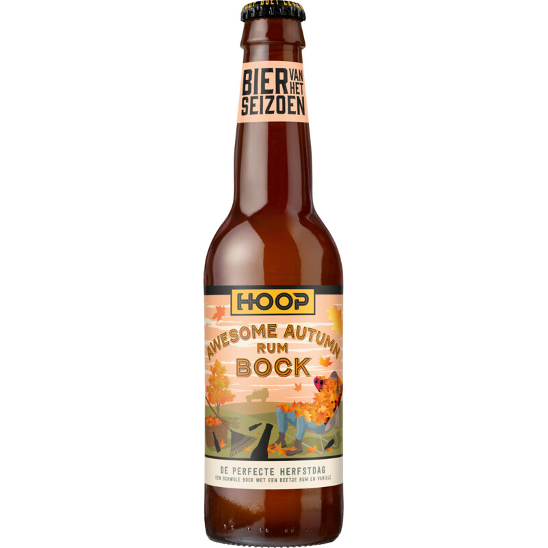 Een afbeelding van Hoop Bier Awesome autumn rum bock
