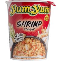Een afbeelding van Yum Yum Shrimp flavour instant noodles