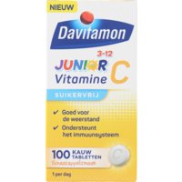 Een afbeelding van Davitamon Junior vitamine C sinaasappel