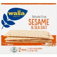 Een afbeelding van Wasa Delicate crisp sesame & seasalt