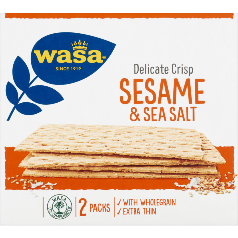 Een afbeelding van Wasa Delicate crisp sesame & seasalt