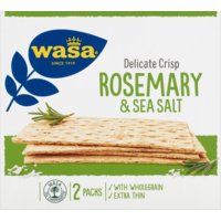 Een afbeelding van Wasa Delicate thin crisp rosemary & salt