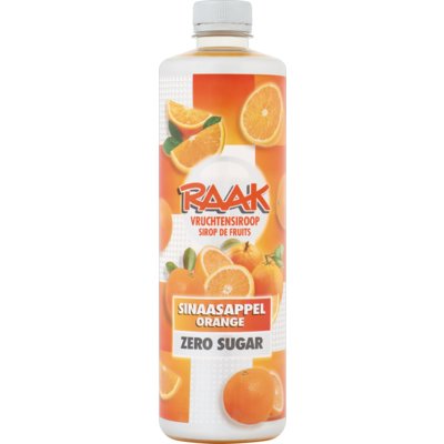 Raak Vruchtensiroop sinaasappel zero sugar