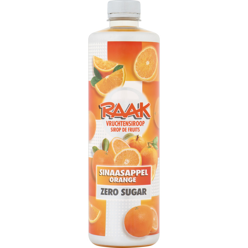 Een afbeelding van Raak Vruchtensiroop sinaasappel zero sugar