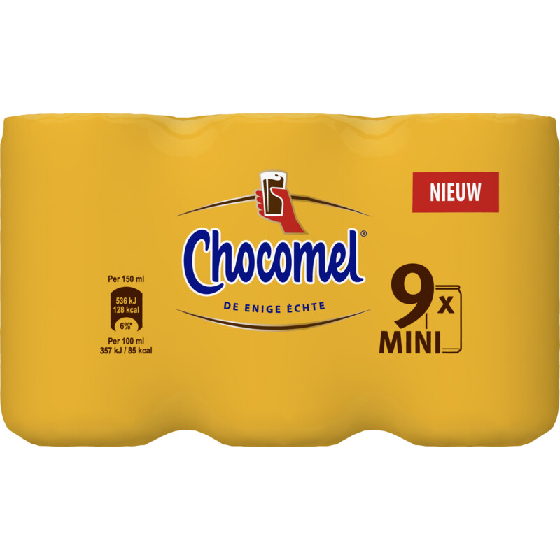 Chocomel Vol 9 x 150 ml Blik bestellen | Albert Heijn