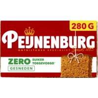 Een afbeelding van Peijnenburg Ontbijtkoek zero gesneden