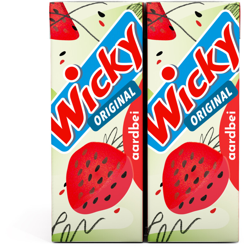 Een afbeelding van Wicky Aardbei 10-pack