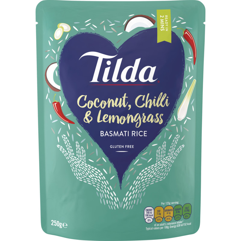 Een afbeelding van Tilda Coconut chilli & lemongrass basmati rice