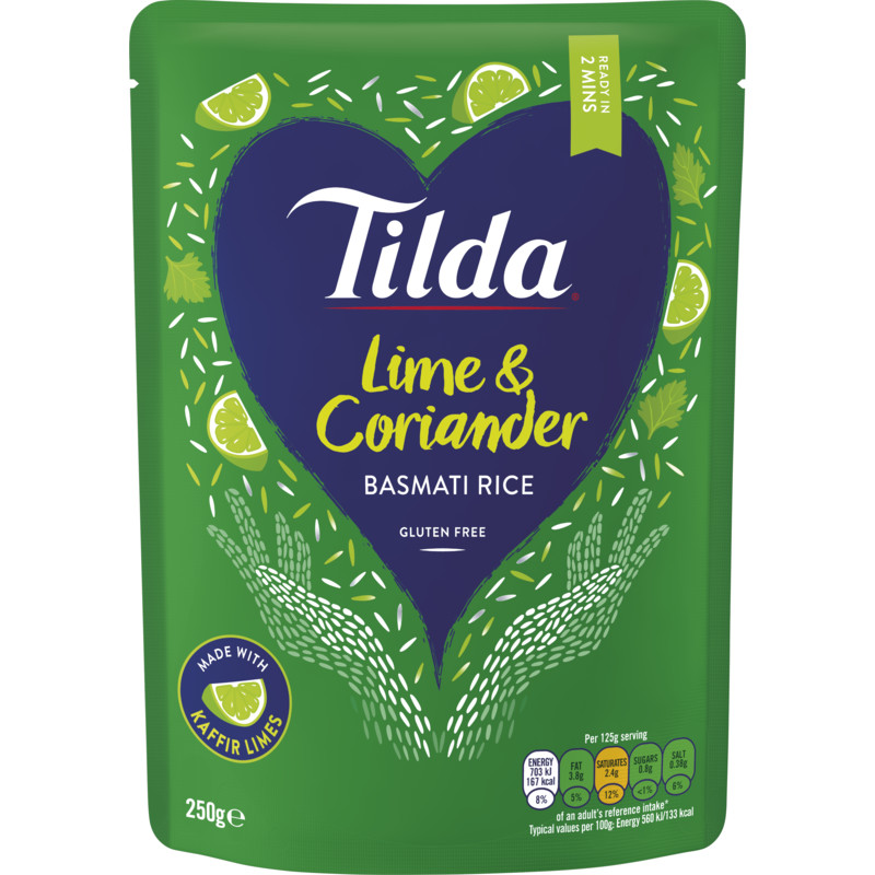Een afbeelding van Tilda Lime & coriander basmati rice glutenfree