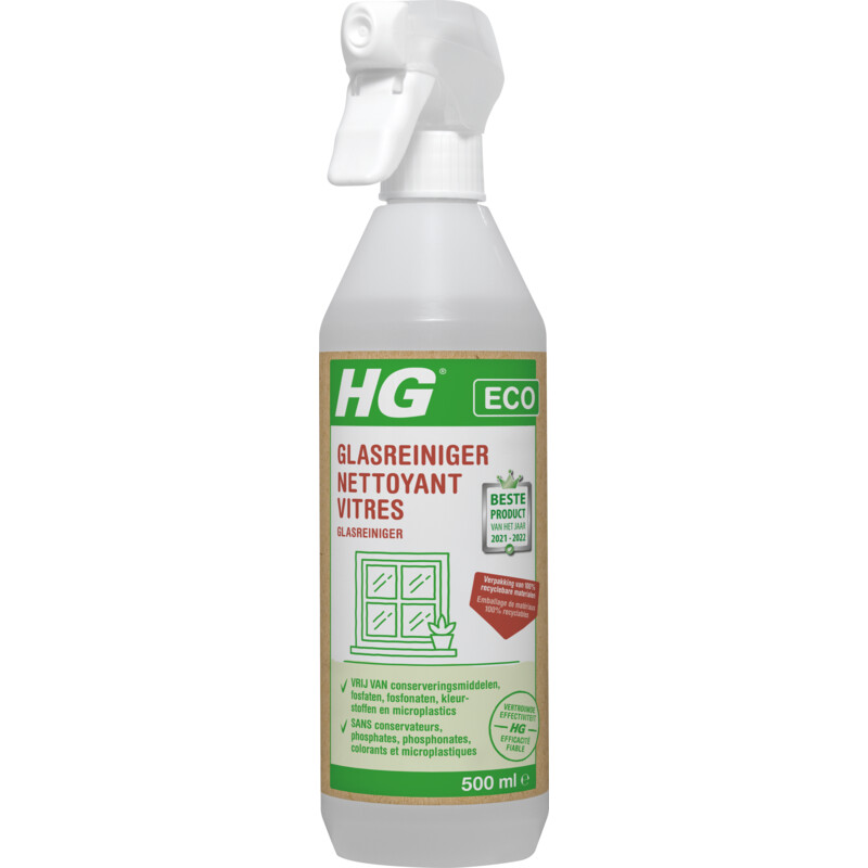 Een afbeelding van HG Eco glasreiniger
