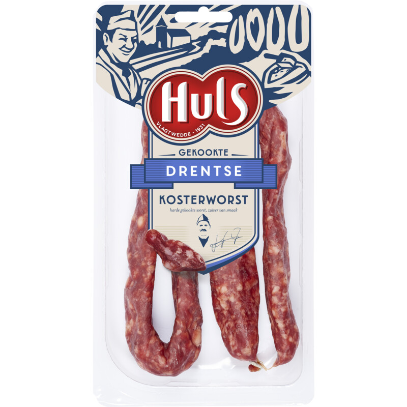 Een afbeelding van Huls Gekookte Drentse kosterworst