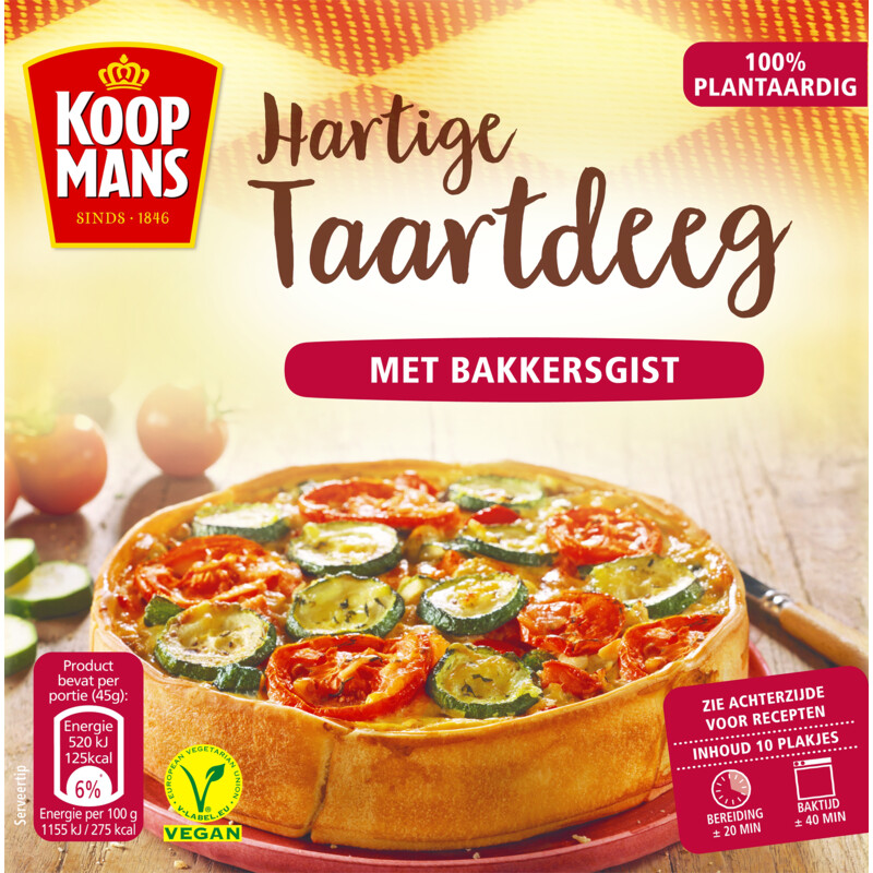 Koopmans Deeg hartige taart | Albert