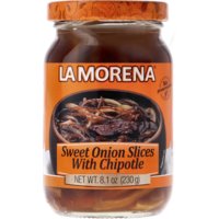 Een afbeelding van La Morena Zoete uienringen met chipotle peper