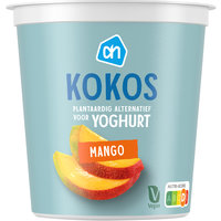 Een afbeelding van AH Plantaardig variatie yoghurt kokos mango
