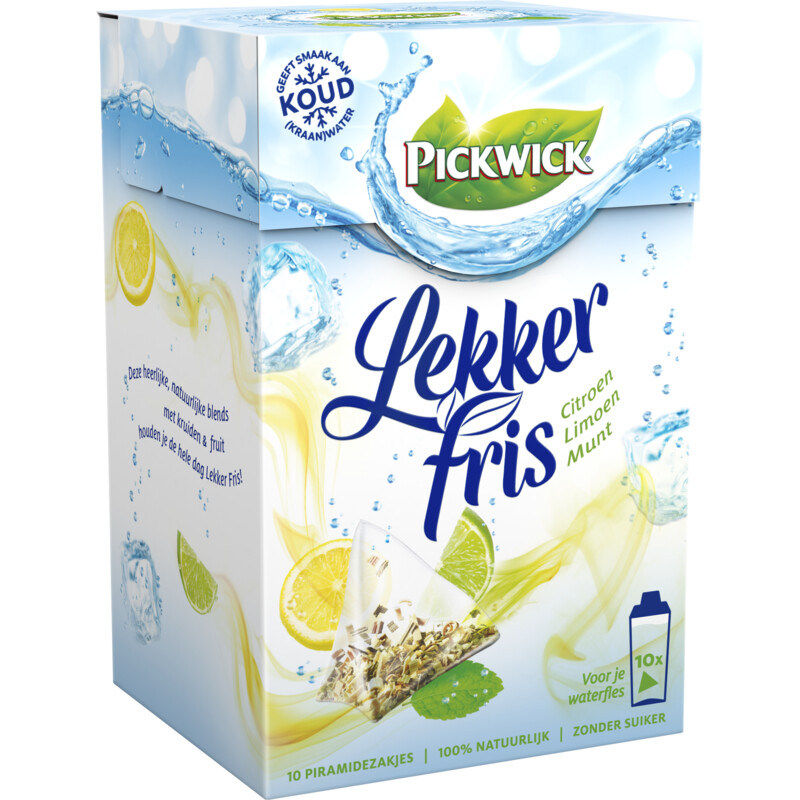 Een afbeelding van Pickwick Lekker fris citroen limoen munt