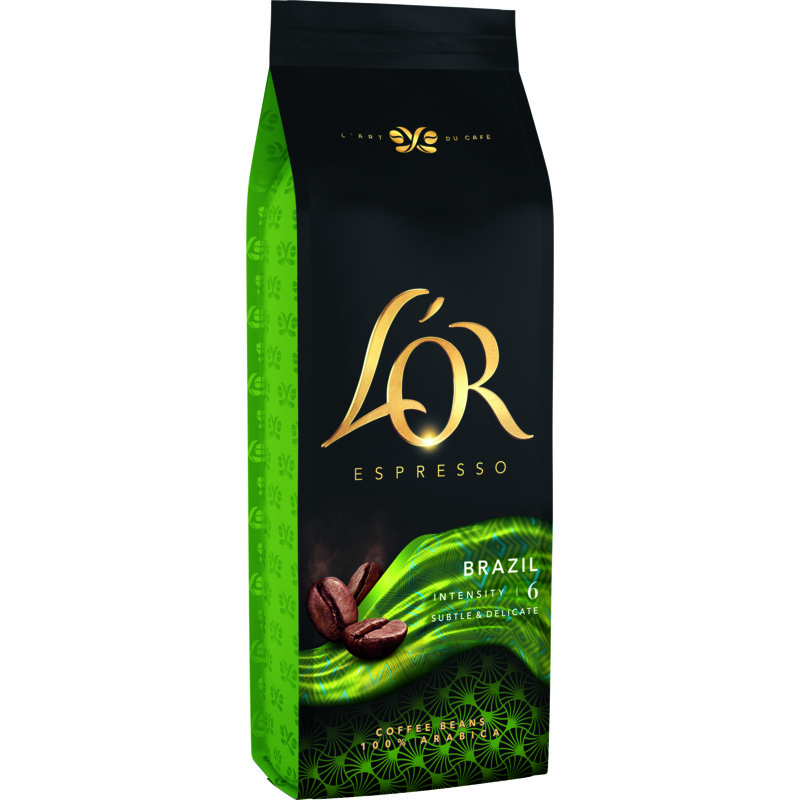 Een afbeelding van L'OR Espresso Brazil coffee beans