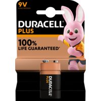 Een afbeelding van Duracell Plus 9V alkaline batterijen