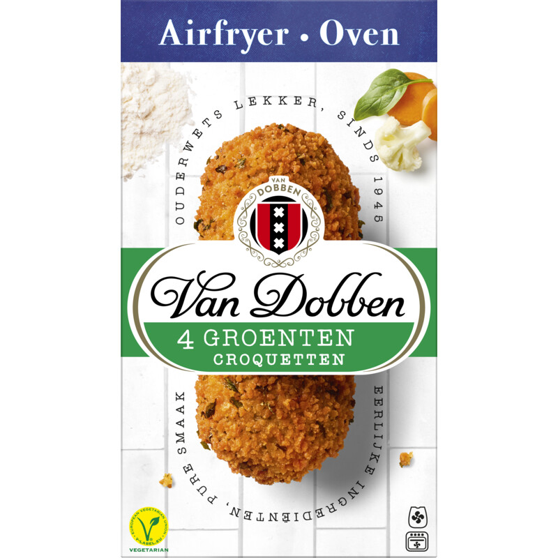 Een afbeelding van Van Dobben Oven en airfryer groenten croquetten