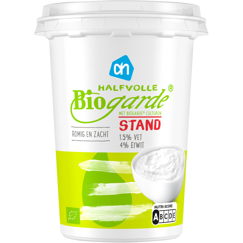 Een afbeelding van AH Halfvolle biogarde stand