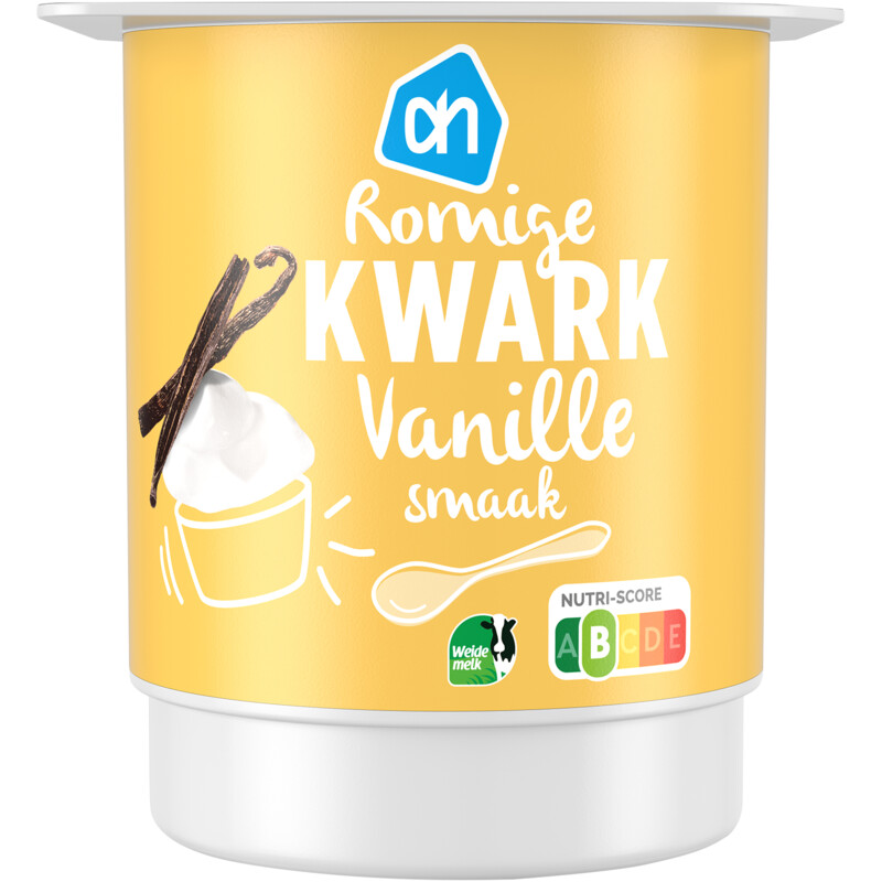 Een afbeelding van AH Romige kwark vanille