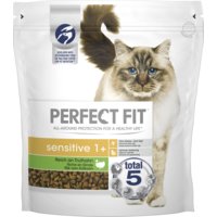 Een afbeelding van Perfect fit Sensitive 1+ kattenbrokken - kalkoen