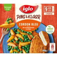 Een afbeelding van Iglo Ping & klaar cordon bleu