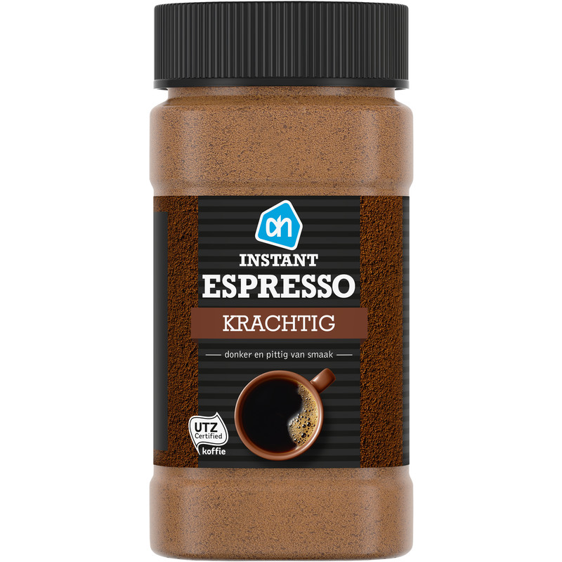 Een afbeelding van AH Espresso oploskoffie