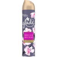 Een afbeelding van Glade Aerosol vanilla & white orchid