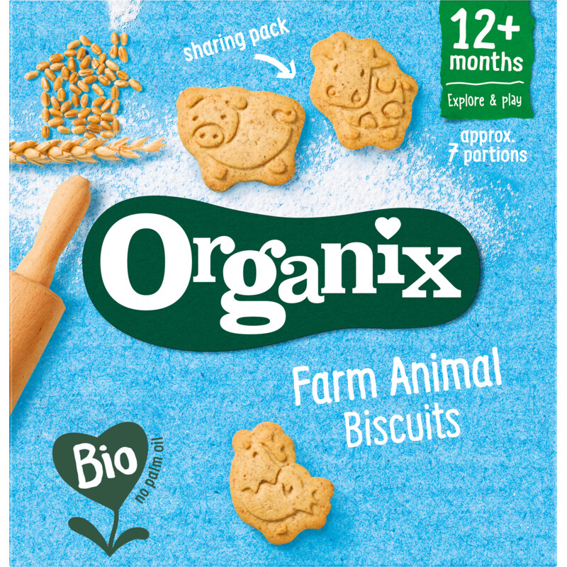 Een afbeelding van Organix Boerderijdieren koekjes 12m+