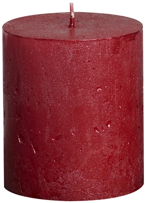 pdp-image-Bolsius Stompkaars rustiek 80 metallic rood