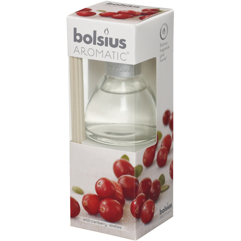 Een afbeelding van Bolsius Geurstokjes wild cranberry