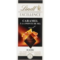 Een afbeelding van Lindt Excellence tablet puur karamel zeezout