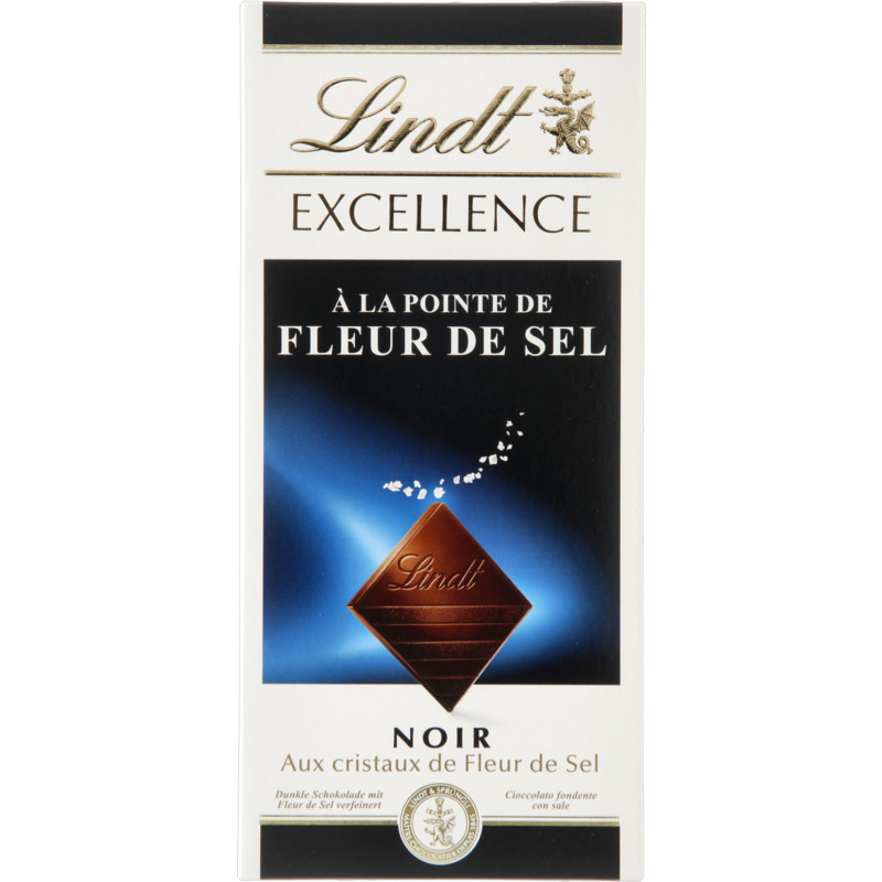 Een afbeelding van Lindt Excellence tablet puur zeezout