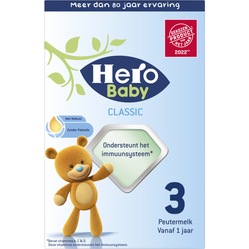 Een afbeelding van Hero Baby Peutermelk standaard 3 vanaf 1 jaar