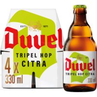 Een afbeelding van Duvel Tripel hop citra 4-pack