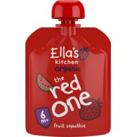 Een afbeelding van Ella's kitchen Fruit smoothie the red one 6m+ bio