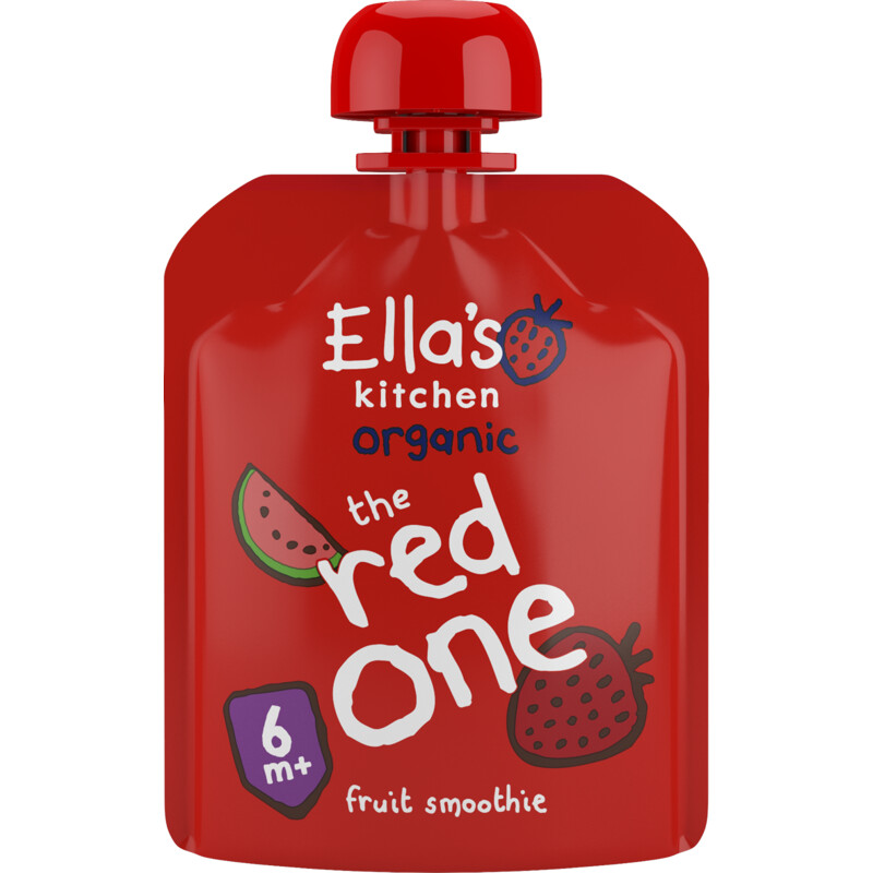 Ella's kitchen Fruit smoothie the red one 6m+ bio bestellen Albert Heijn