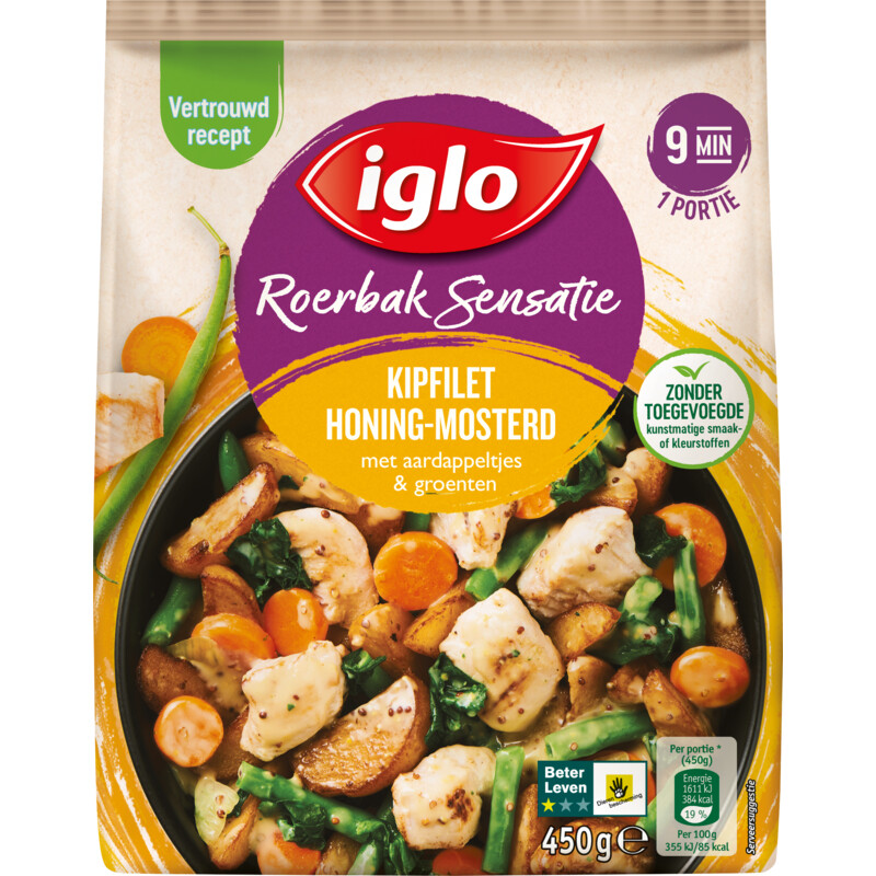 Een afbeelding van Iglo Roerbaksensatie kipfilet honing-mosterd