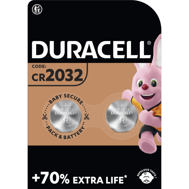 Slang Leesbaarheid Vooraf Duracell Knoopcelbatterij lithium CR2032 bestellen | Albert Heijn