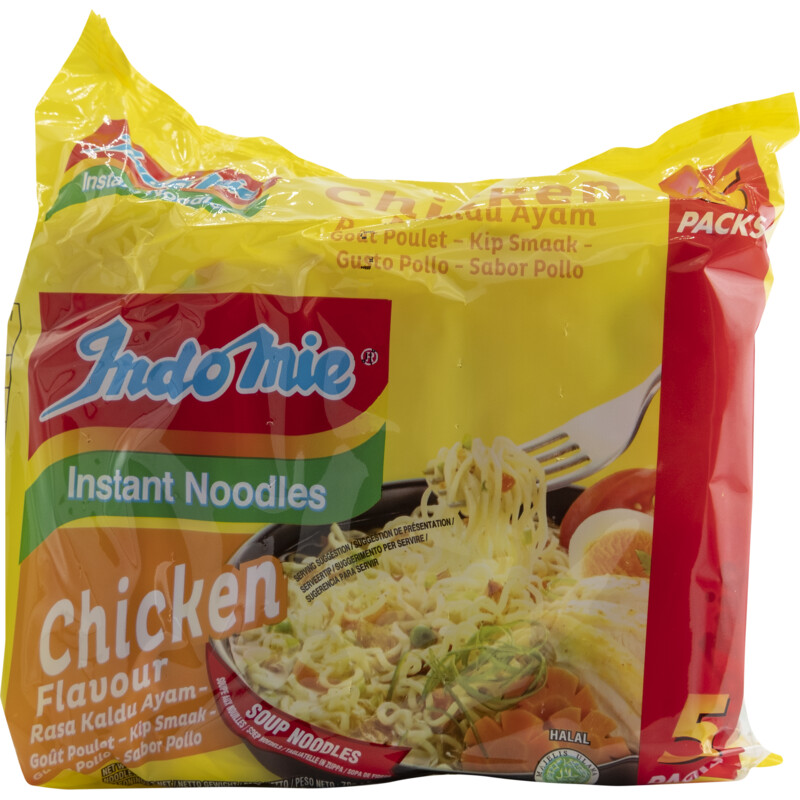 Een afbeelding van Indo mie Indomie Chicken Instant Noodles 5-pack