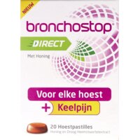 Een afbeelding van Bronchostop Direct met honing hoestpastilles