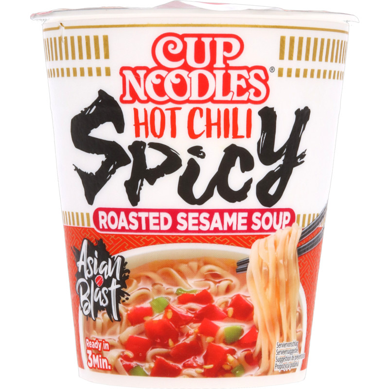 Een afbeelding van Nissin Cup Noodle Hot Chili Spicy