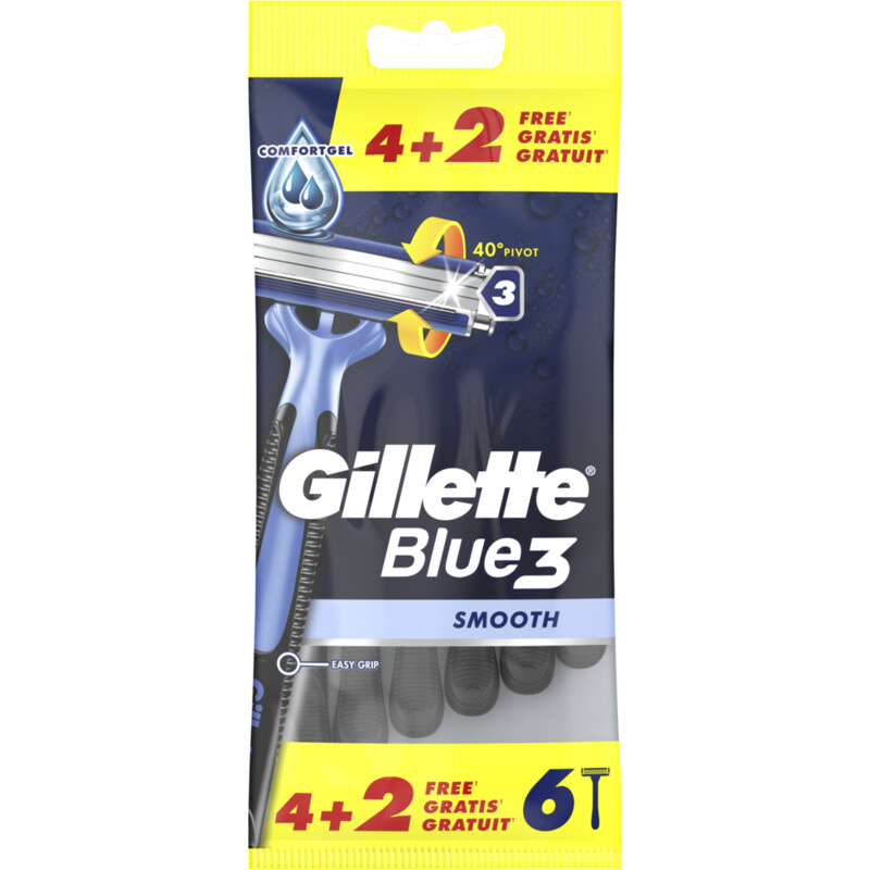 Een afbeelding van Gillette Blue3 smooth wegwerpmesjes