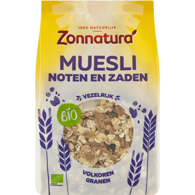 Een afbeelding van Zonnatura Muesli met noten en zaden