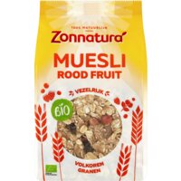 Een afbeelding van Zonnatura Muesli rood fruit