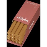 Een afbeelding van Bolsius Dinerkaars rustiek okergeel  27cm